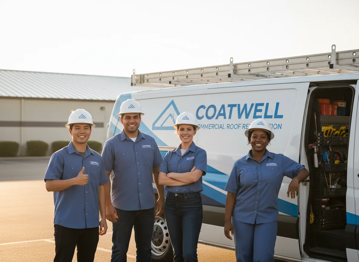 Commercial roof coating company in Adamant, VT